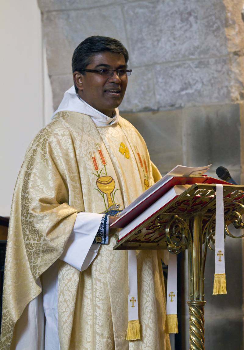 Our Curate until January 2019: The Revd Sudharshan Sarvananthan